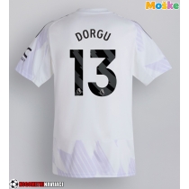 Moške Nogometnih dresov Manchester United Patrick Dorgu #13 Gostujoči 2025-26 Kratki rokavi